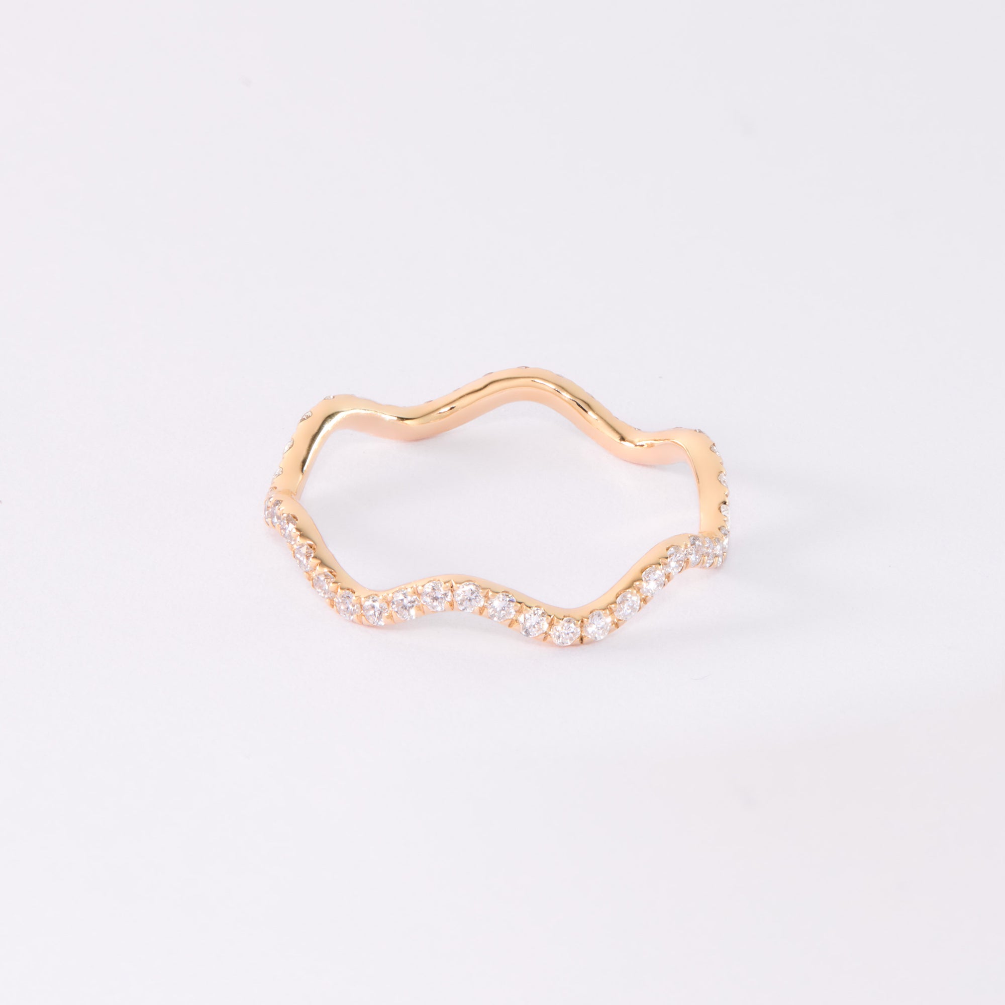 WAVY RING - WHITE DIAMOND