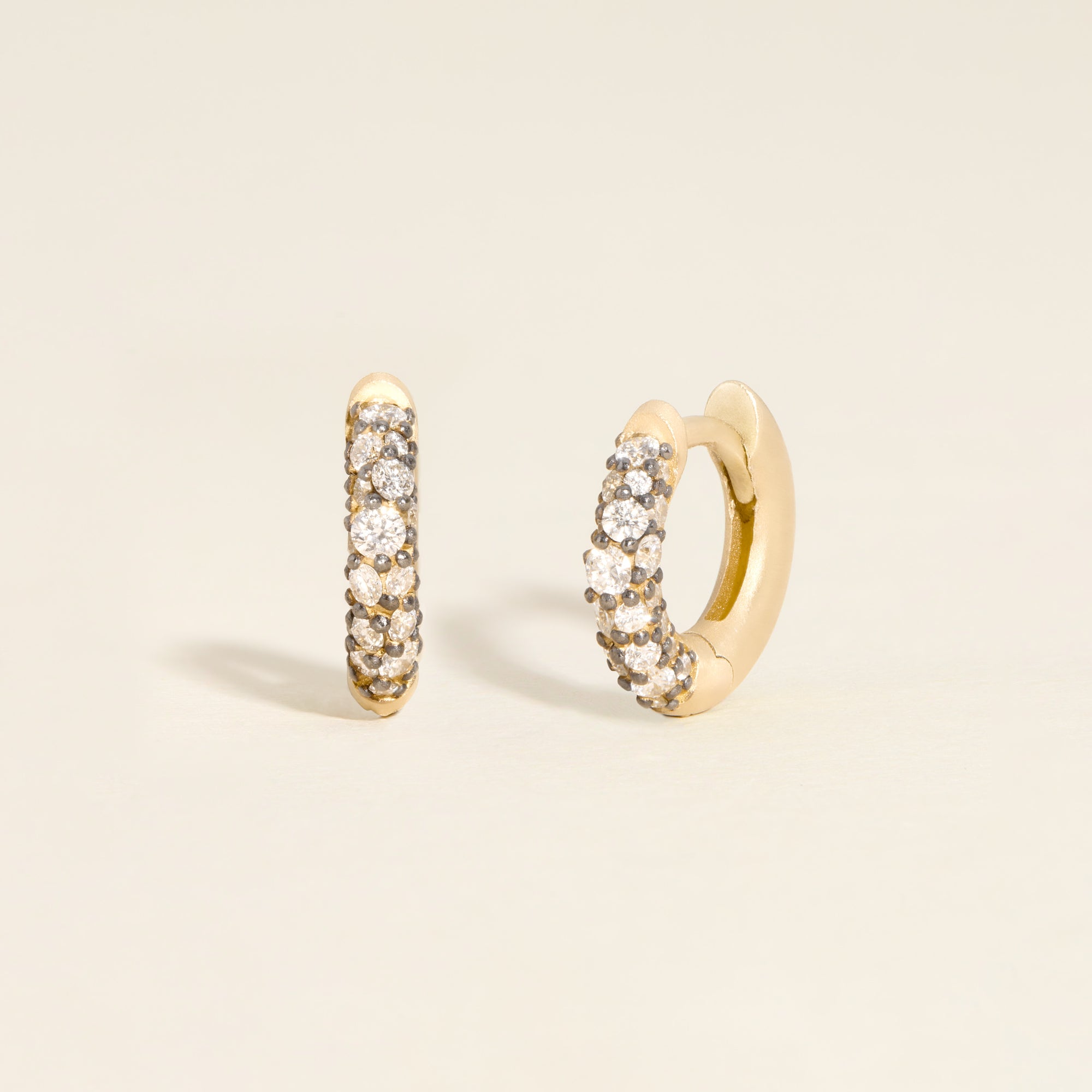 Diamond Kaleidoscope Huggie